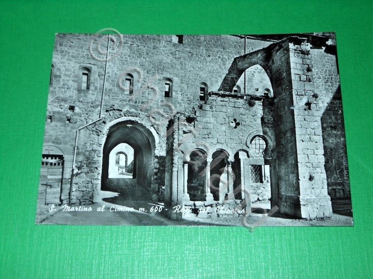 Cartolina San Martino al Cimino - Resti del Chiostro 1966