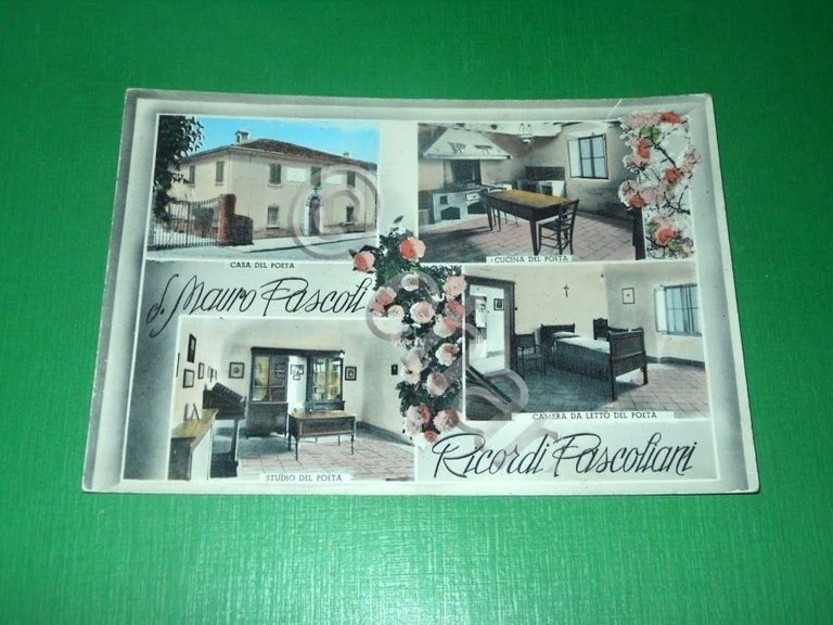 Cartolina San Mauro Pascoli - Ricordi Pascoliani - Vedute diverse …