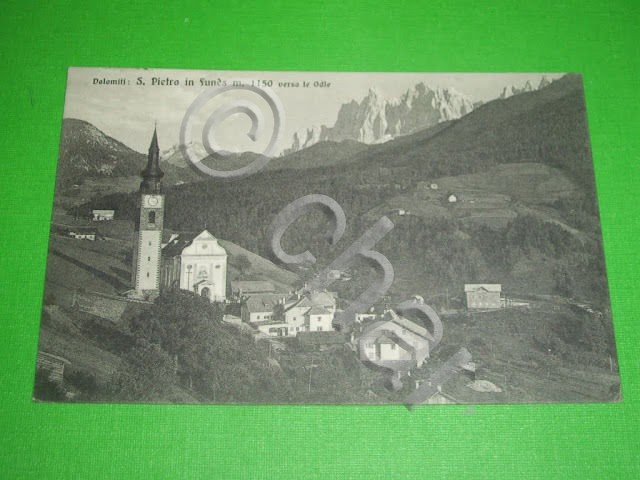 Cartolina San Pietro in Val di Funes - Panorama 1920 …
