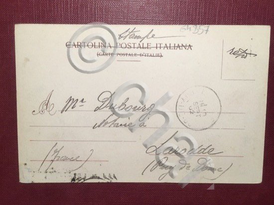 Cartolina San Remo - La Madone - 1902