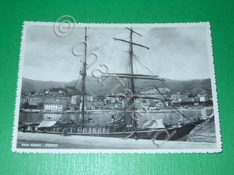 Cartolina San Remo - Porto 1938