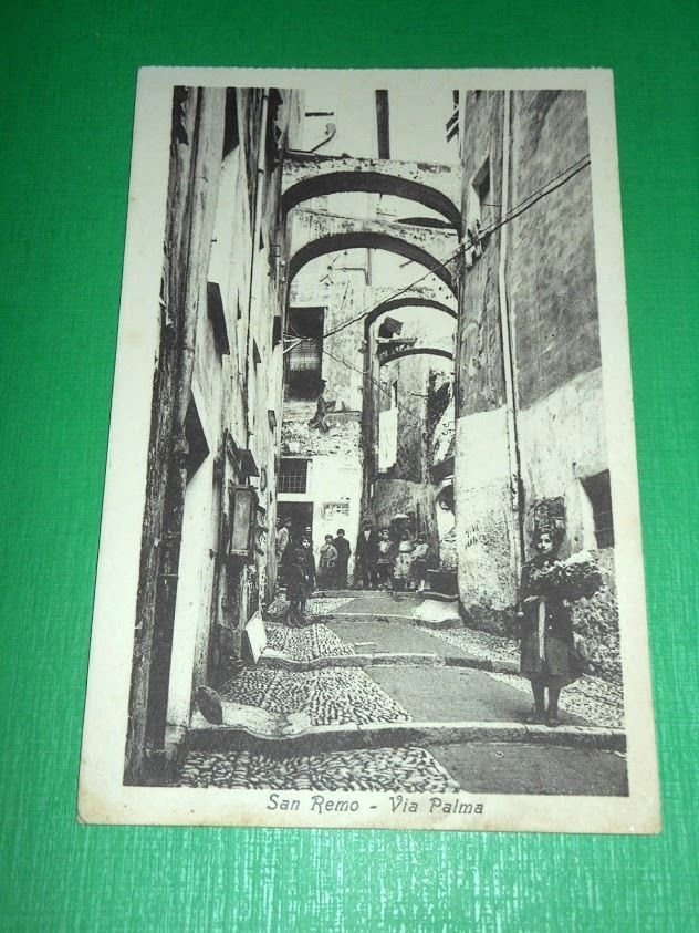 Cartolina San Remo - Via Palma 1930 ca.