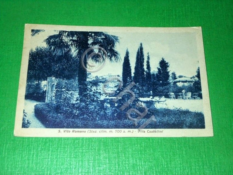 Cartolina San Vito Romano - Villa Castellini 1948