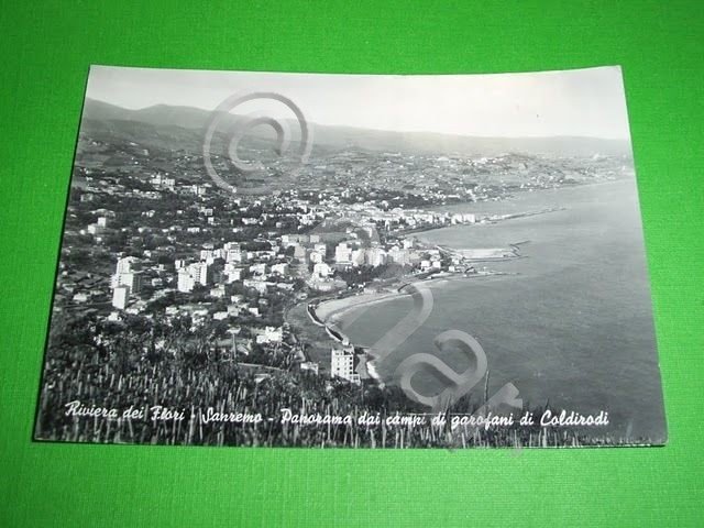 Cartolina Sanremo - Panorama generale 1958