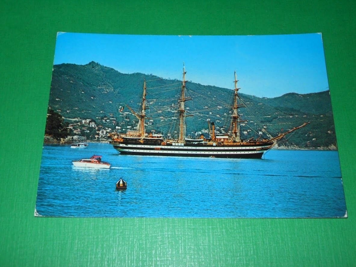 Cartolina Santa Margherita Ligure - Nave Scuola A. Vespucci in …