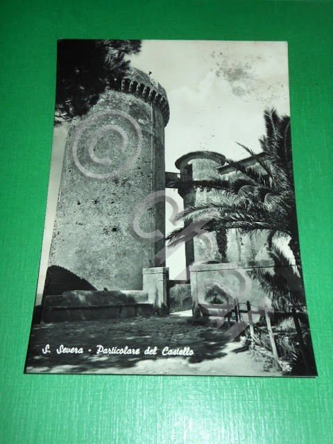 Cartolina Santa Severa ( Roma ) - Particolare del Castello …