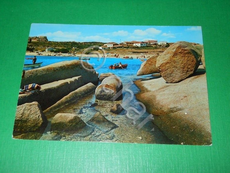 Cartolina Santa Teresa Gallura - Capo Testa - La spiaggia …