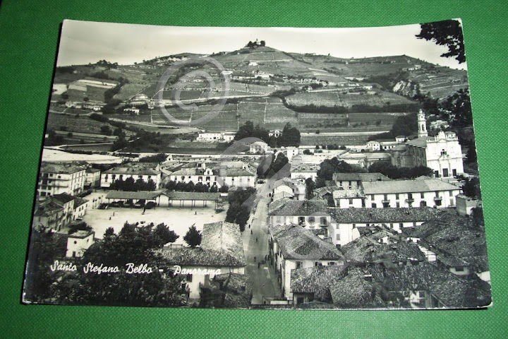 Cartolina Santo Stefano Belbo ( Cuneo ) - Panorama 1960 …