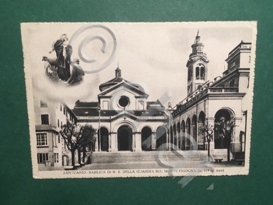 Cartolina Santuario - Basilica di N.S della Guardia sul Monte …