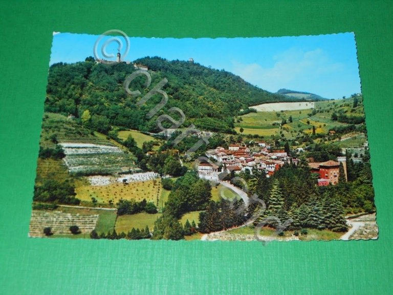 Cartolina Santuario di Crea Monferrato - Veduta generale 1972.