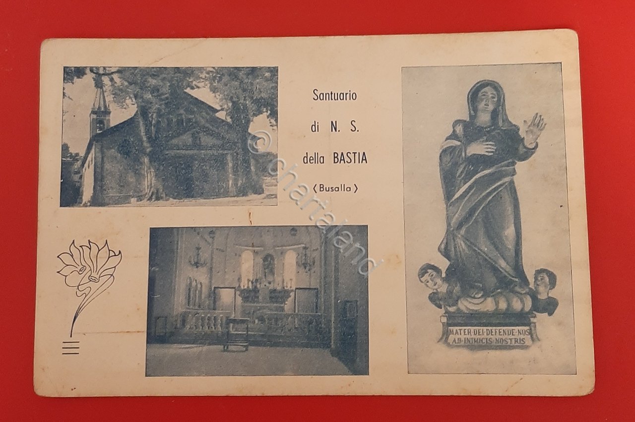 Cartolina Santuario di N. S. della Bastia ( Busalla ) …