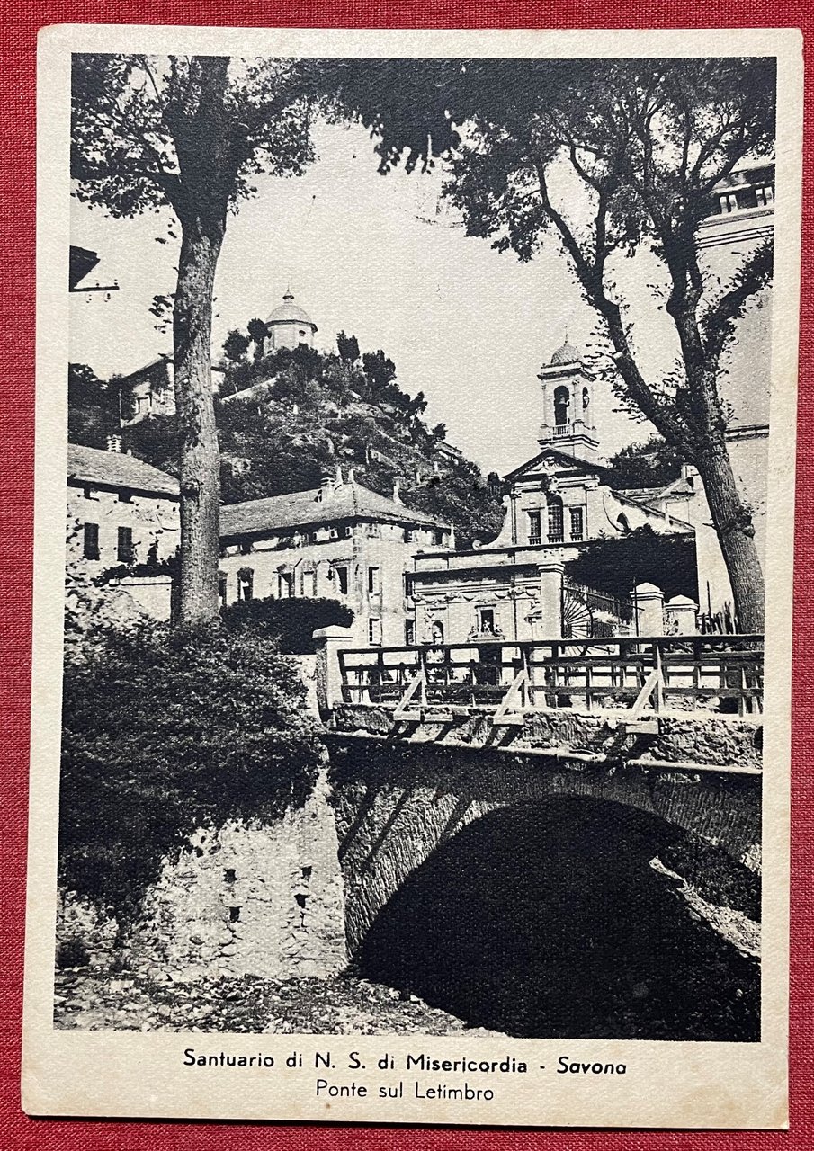 Cartolina Santuario di N. S. di Misericordia - Savona - …