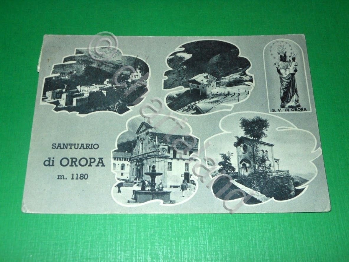 Cartolina Santuario di Oropa - Vedute diverse 1967.