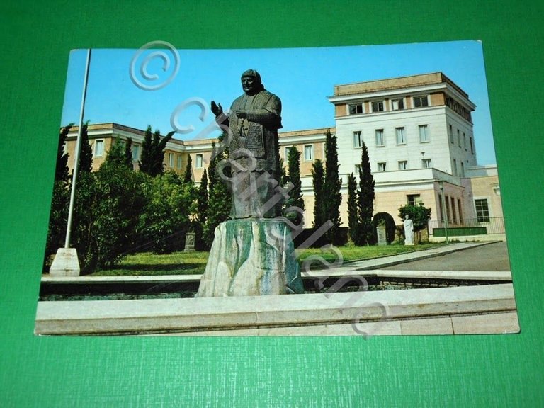 Cartolina Santuario di Pompei - Particolare 1969.