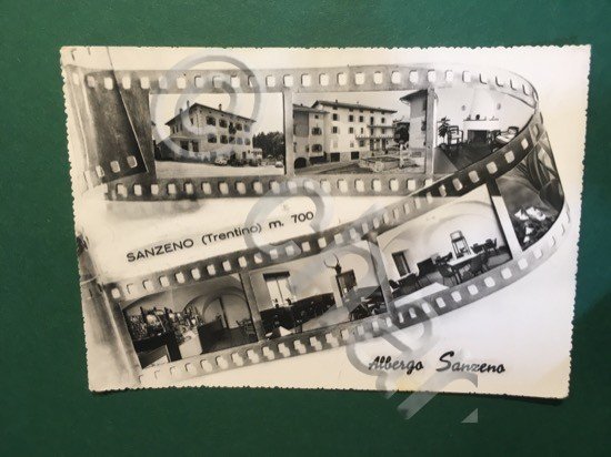 Cartolina Sanzeno - Trentino - 1955