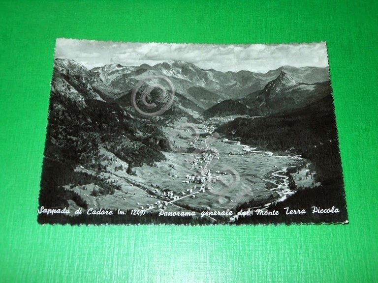 Cartolina Sappada di Cadore - Panorama generale dal Monte Terra …