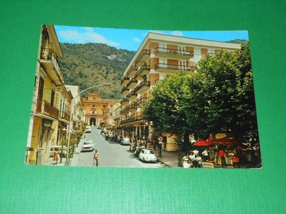 Cartolina Sarno ( Salerno ) - Corso Giovanni Amendola 1980.