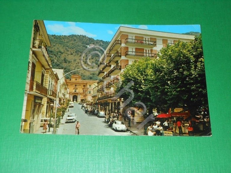 Cartolina Sarno ( Salerno ) - Corso Giovanni Amendola 1980.