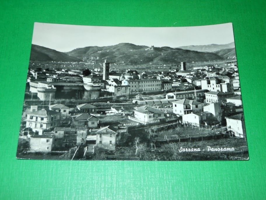 Cartolina Sarzana - Panorama 1961.