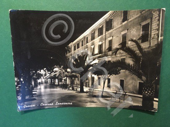 Cartolina Sassari - Caserma Lamarmora - 1960