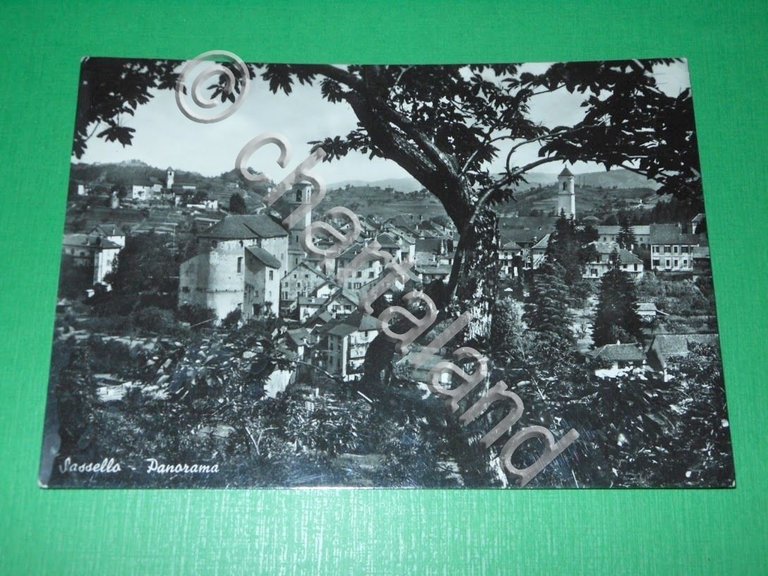 Cartolina Sassello - Panorama 1955