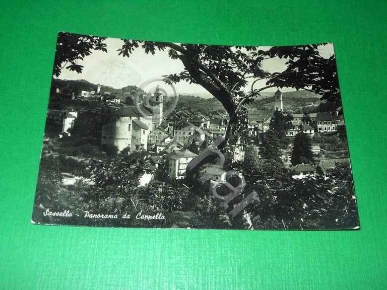 Cartolina Sassello - Panorama da Cappella 1950