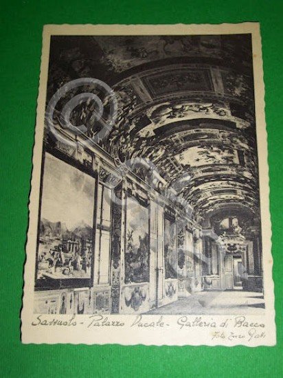 Cartolina Sassuolo - Palazzo Ducale - Galleria di Bacco 1940 … | Immagine principale