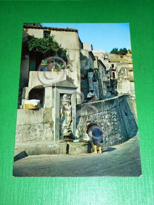Cartolina Satriano ( Catanzaro ) - Fontana Gatti 1970 ca.