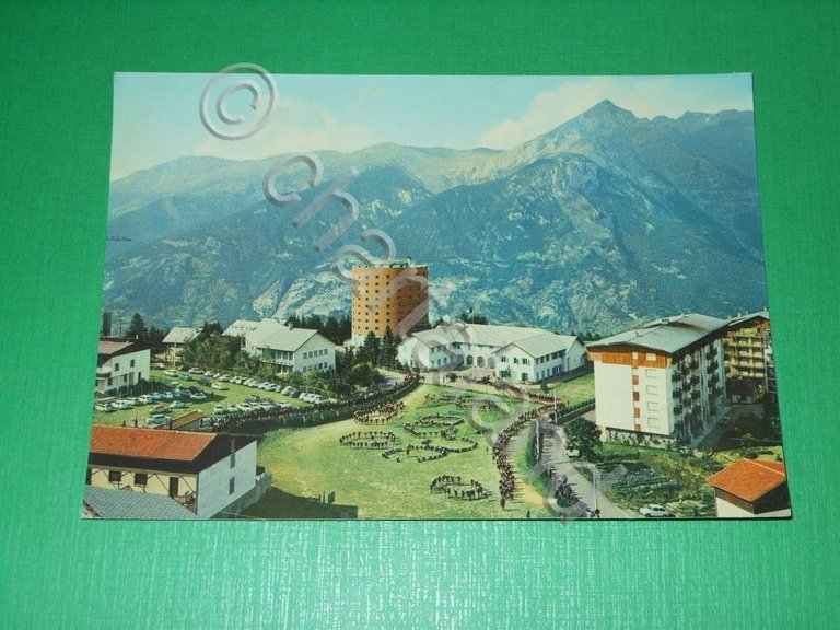 Cartolina Sauze d' Oulx - Colonia Montana FIAT "Tina Nasi …