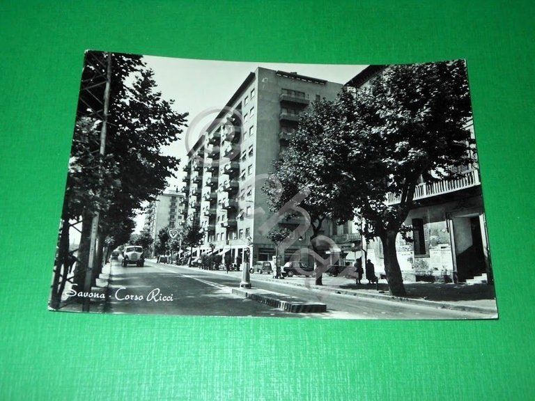 Cartolina Savona - Corso Ricci 1959