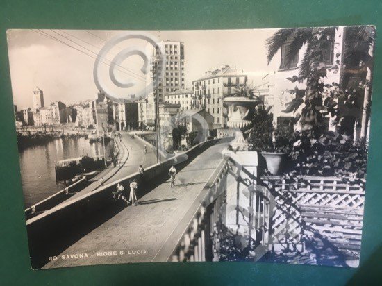 Cartolina Savona - Rione S.Lucia - 1950