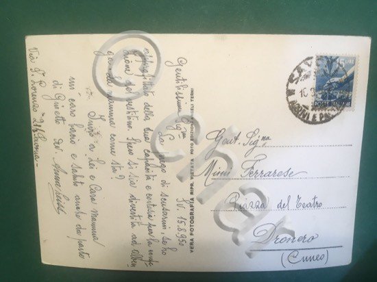 Cartolina Savona - Rione S.Lucia - 1950