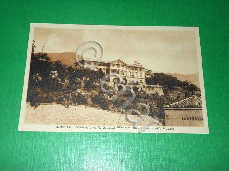 Cartolina Savona - Santuario di N. S. della Misericordia - …