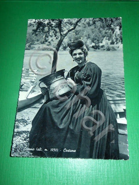 Cartolina Scanno - Costume 1963