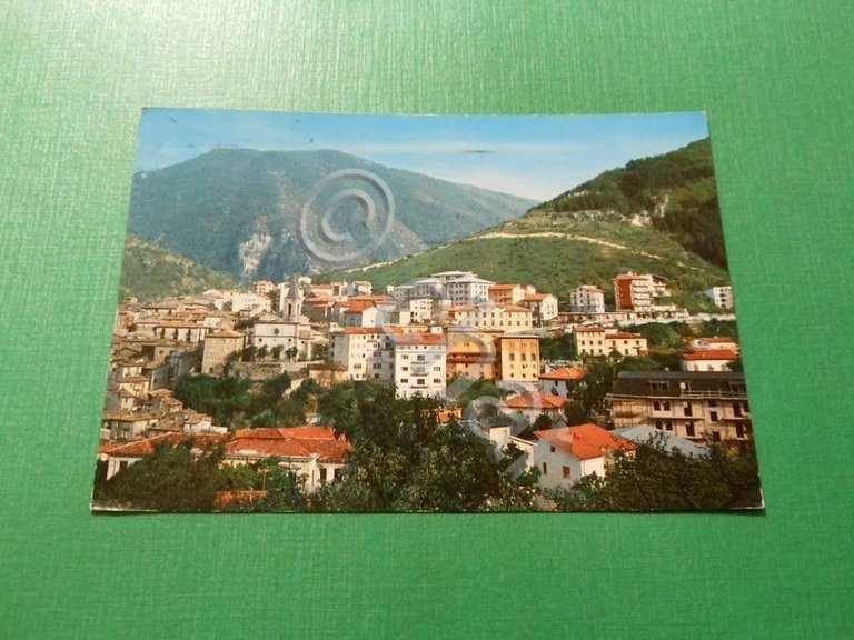 Cartolina Scanno - Panorama 1976.