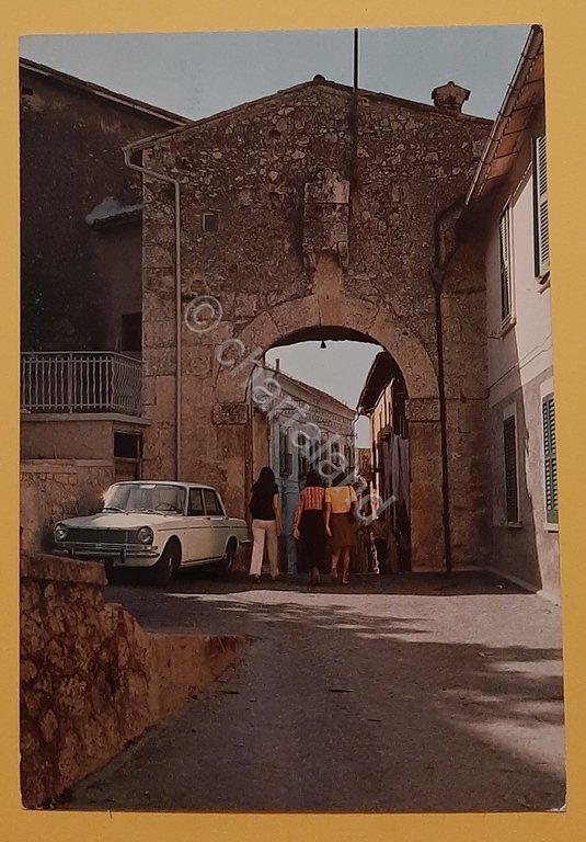 Cartolina Scanno m. 1050 - Porta della Croce - 1977