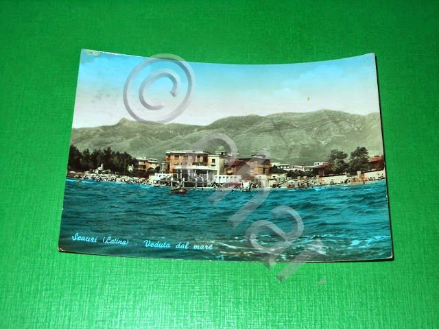 Cartolina Scauri ( Latina ) - Veduta dal mare 1960 … | Immagine Gallery 2