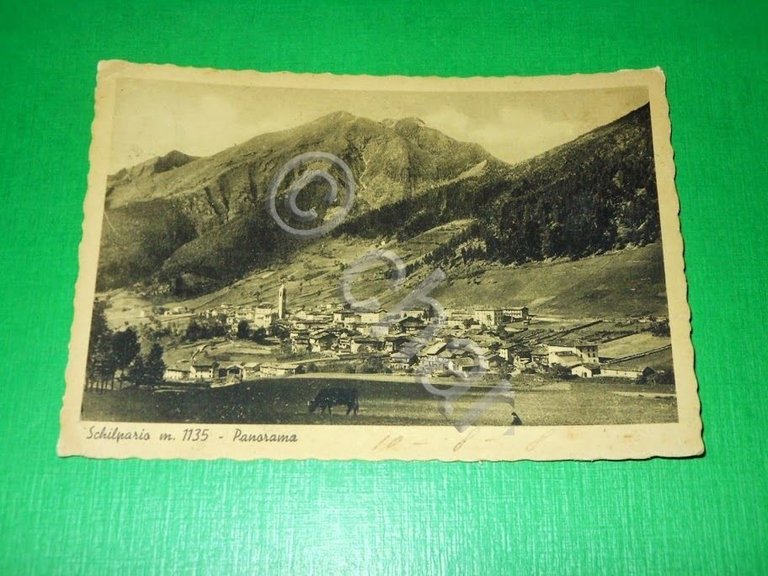 Cartolina Schilpario - Panorama 1942