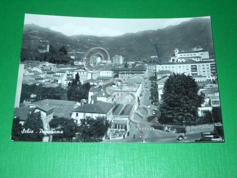 Cartolina Schio - Panorama 1965.