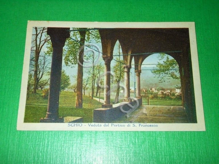 Cartolina Schio - Veduta dal Portico di S. Francesco 1930 … | Immagine Gallery 2