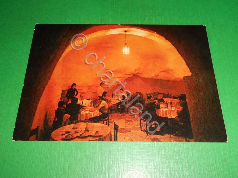Cartolina Sciacca Terme - Trattoria "La Grotta" 1975 ca