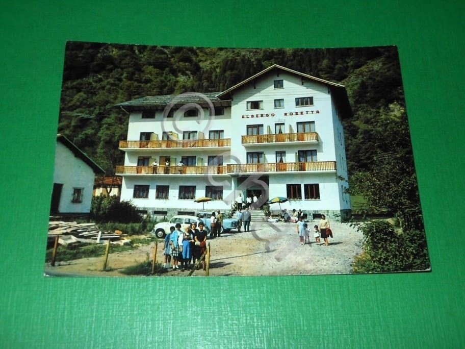 Cartolina Scopello Valsesia - Albergo Rosetta 1967.