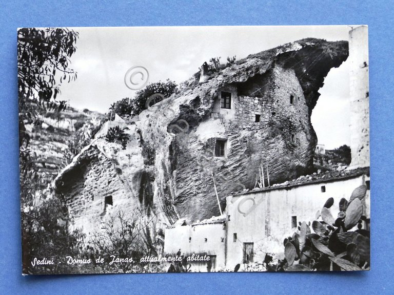 Cartolina Sedini - Domus de Janas - 1960 ca.