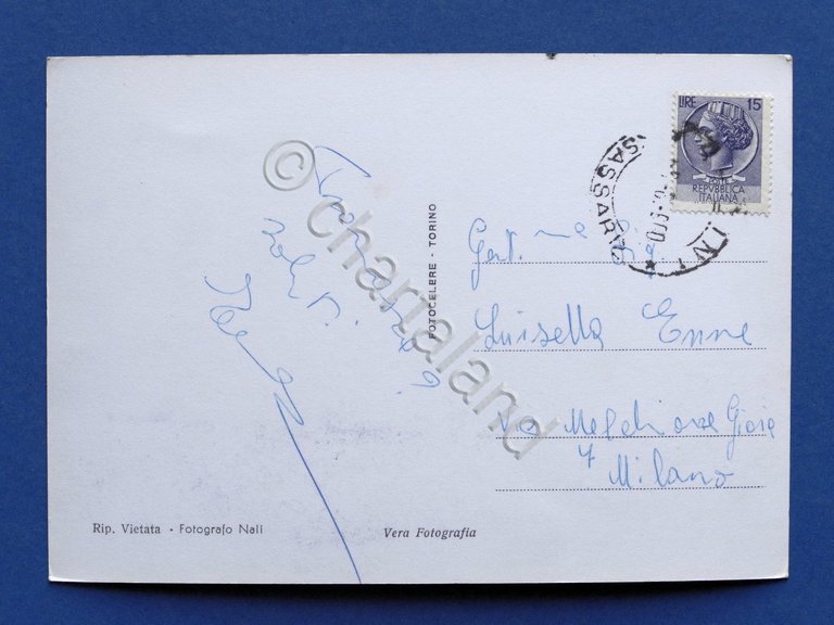 Cartolina Sedini - Domus de Janas - 1960 ca.