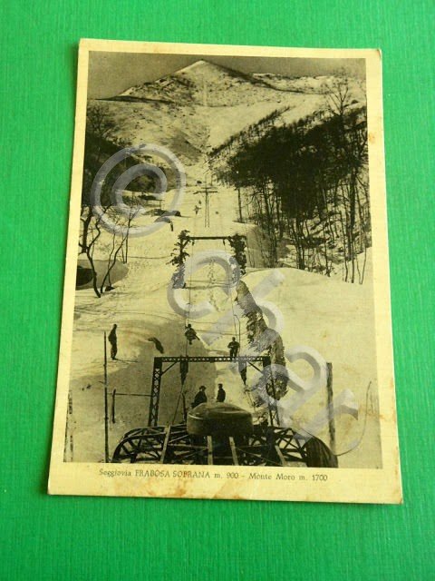 Cartolina Seggiovia Frabosa Soprana - Monte Moro 1949