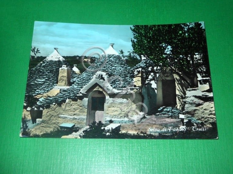 Cartolina Selva di Fasano - Trulli 1967