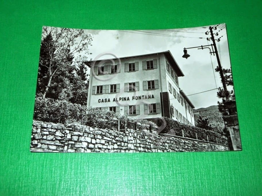 Cartolina Selvino - Casa Alpina Fontana 1955 ca.