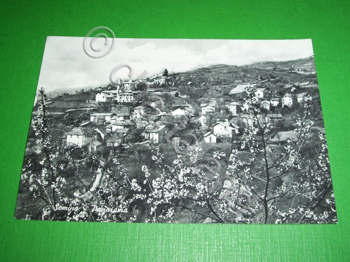 Cartolina Semino ( Genova ) - Panorama 1963.