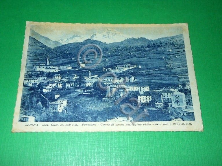 Cartolina Serina - Panorama 1938.