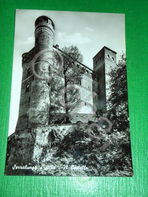 Cartolina Serralunga d' Alba - Il Castello 1965
